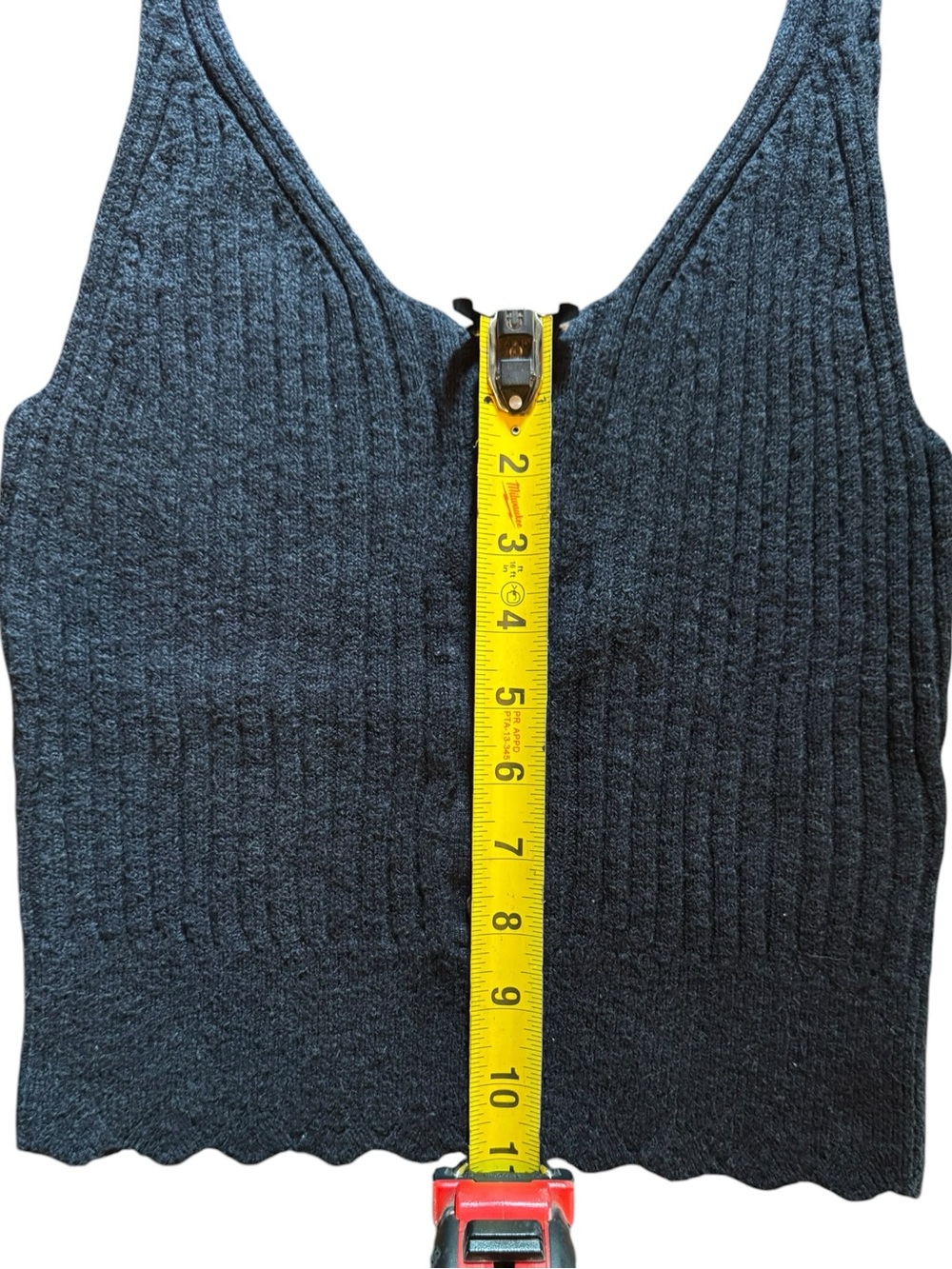Abercrombie & Fitch Black Ribbed Sweater Tank Top - Picture 8 of 8